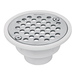 Resumidero polipropileno, redondo, modelo 'C', 3-3/4', Basic RS-500