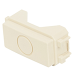 Módulo (tapón) ciego, línea Italiana, color marfil , Volteck TA-I