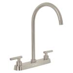 Mezcladora para fregadero, manerales palanca, satín, Tubig TBF-82N