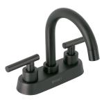 Mezcladora p/lavabo,bar,manerales palanca,negro mate,Tubig TBM-62M