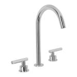 Mezcladora p/lavabo,taladros separados,palanca,cromo,Tubig TBM-92