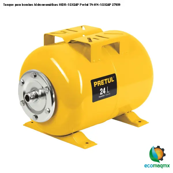 Tanque para bombas hidroneumáticas HIDR-1/2X24P, Pretul TN-HN-1/2X24P