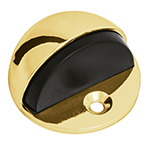 Tope para puerta tipo domo, acabado latón, Hermex TODO-1