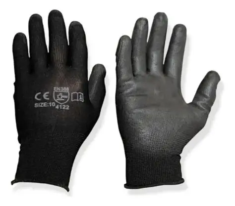 Guante Nylon negro palma de poliuretano10