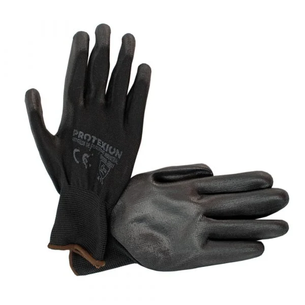 Guante Nylon negro palma de poliuretano 9