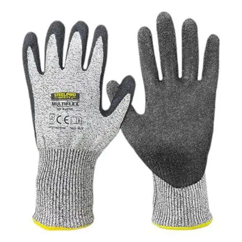 Guante gris contra corte Nivel5 TALLA 7