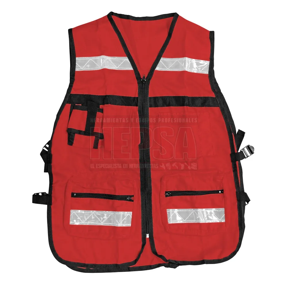 CHALECO GABARDINA ROJO