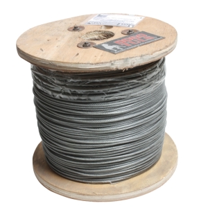 CABLE GALV C/F PVC 3/16-1/4" 7X19 100mt