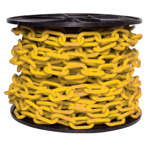 CADENA PLASTICA 6MM AMARILLA 25MT