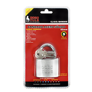 CANDADO DE HIERRO 45MM GANCHO CORTO