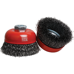 CARDA COPA ONDULADA 5 "ENT  5/8" EN CAJA