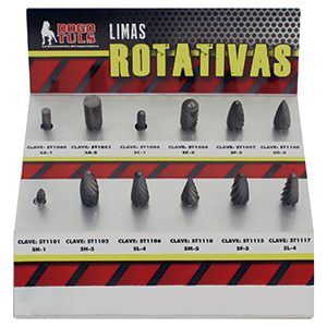EXHIBIDOR DE LIMAS ROTATIVAS 32 PZAS