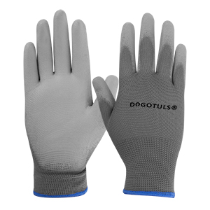 GUANTE NYLON PALMA POLIURETANO GRIS CH