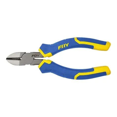 Pinza electrica bimaterial diagonal 8"