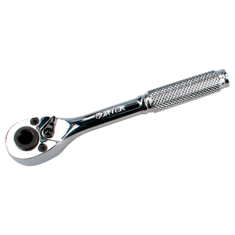 Matraca para dado cuadro de 1/4", cabeza tipo pera punta hexagonal