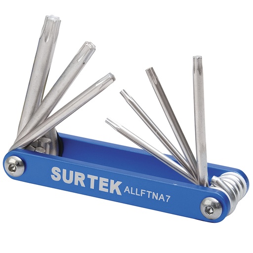 [ALLFTNA7] Juego de 7 llaves Torx tipo navaja