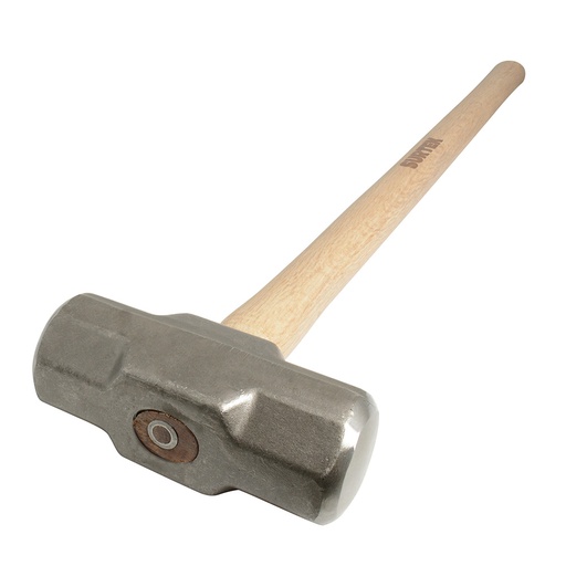 [MARR8] Marro octagonal cabeza forjada con mango largo de madera de 36", 8 lb