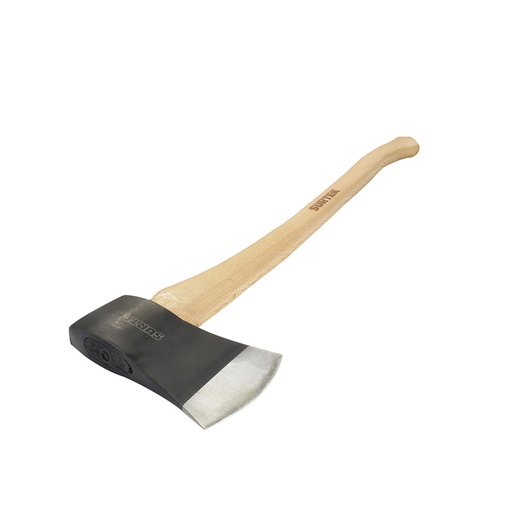 [HM3 1/2] Hacha tipo Michigan de cabeza forjada en acero con mango de madera 36", 3-1/2 Lb