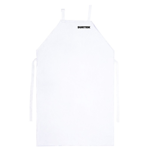 [137653] Mandil de PVC dieléctrico color blanco, 1.10 m