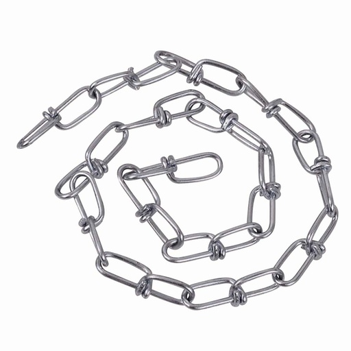 [150839] Cadena de acero al carbón tipo Víctor 3.4 mm x 30 m