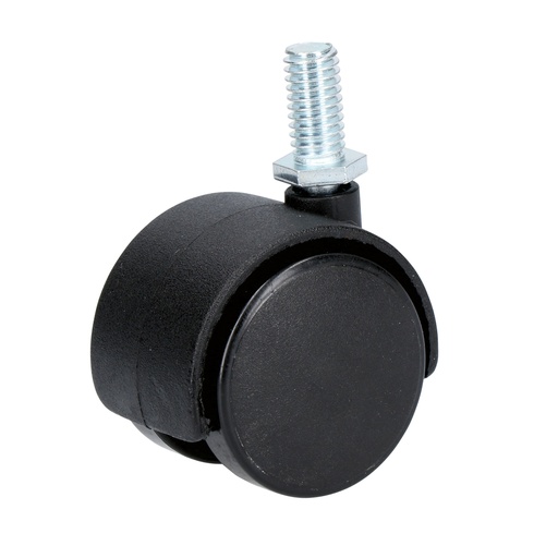 [RY5R] Rodaja tipo yoyo de espiga con rosca 50 mm