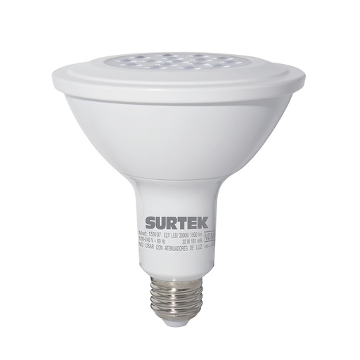 [153107] Lámpara de LED Tipo PAR38, 20 W luz cálida