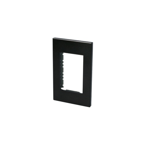 [P603N] Placa 1 módulo 1/1, línea Premium, color negro