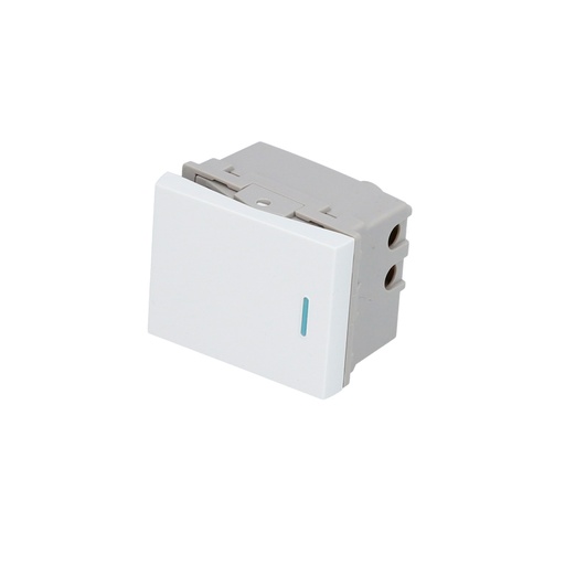 [P606B] Switch 1/2, línea Premium, color blanco