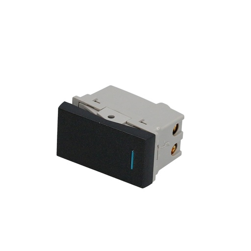 [P608N] Switch 3 vías 1/3, línea Premium, color negro