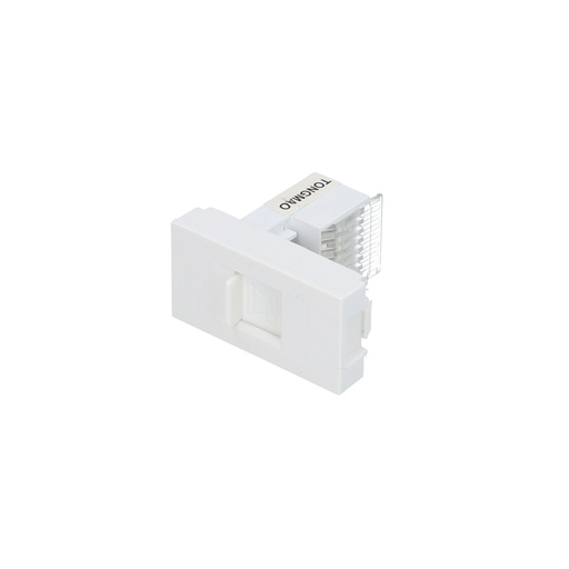 [P615B] Toma para teléfono 1/3, línea Premium, color blanco