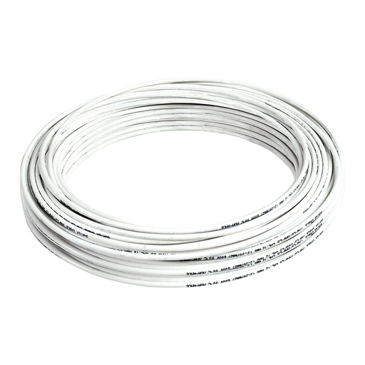 [136925] Cable eléctrico THW calibre 14, 1 m color blanco