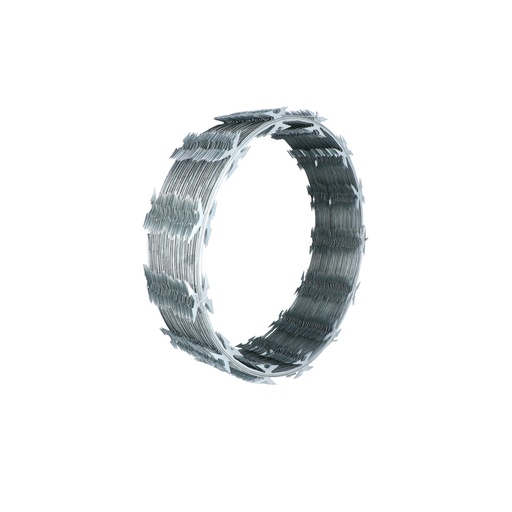[CO84] Concertina de seguridad punta tipo navaja, 4 puntas, 8 m, 4.8 kg
