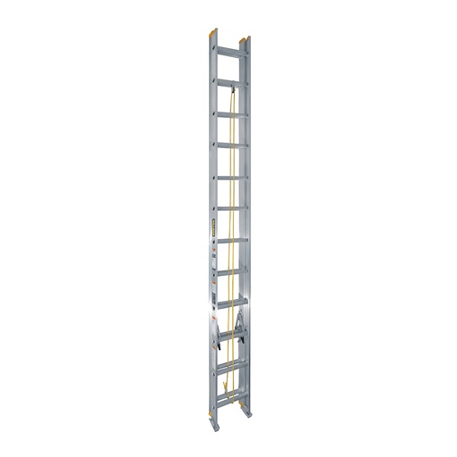 [EE24] Escalera de extensión tipo 3 de aluminio con 24 peldaños