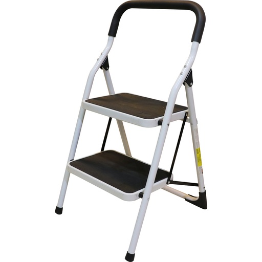 [ETT2] Escalera plegables tipo taburete de acero con 2 peldaños