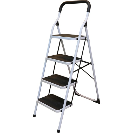 [ETT4] Escalera plegables tipo taburete de acero con 4 peldaños
