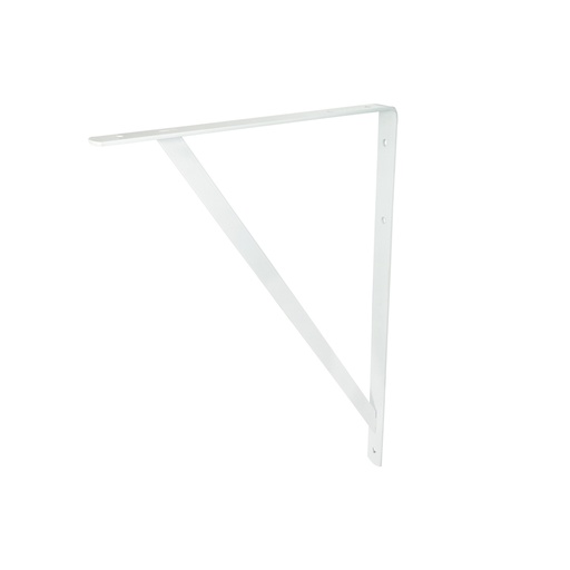 [137828] Ménsula con soporte color blanco 13 x 20"