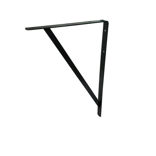 [137825] Ménsula con soporte color negro 13 x 20"
