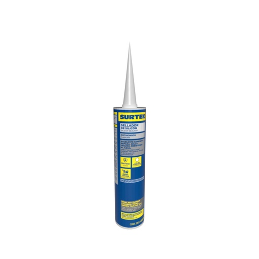 [113453] Silicon para baño y cocina, color transparente, 280 ml