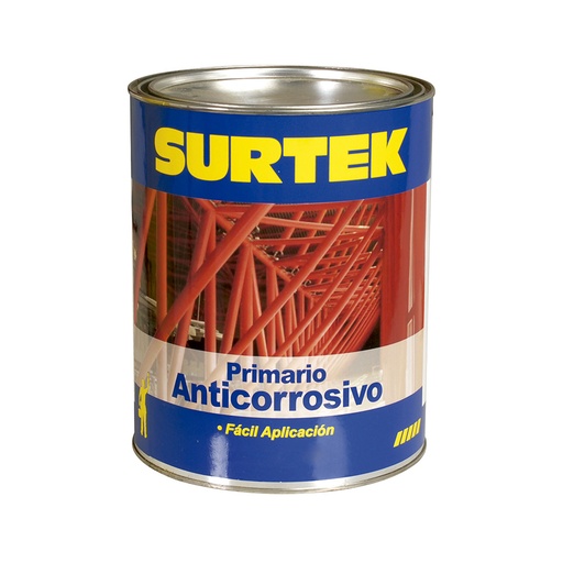 [SP50256] Esmalte anticorrosivo para metal 1 Lt color rojo óxido