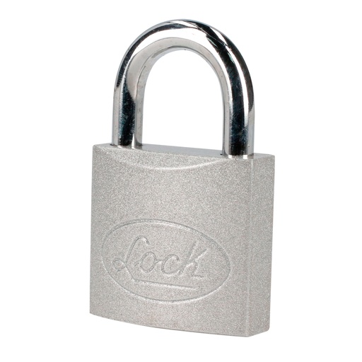 [L22S384] Juego de 4 candados de acero cortos 38 mm, llave estándar