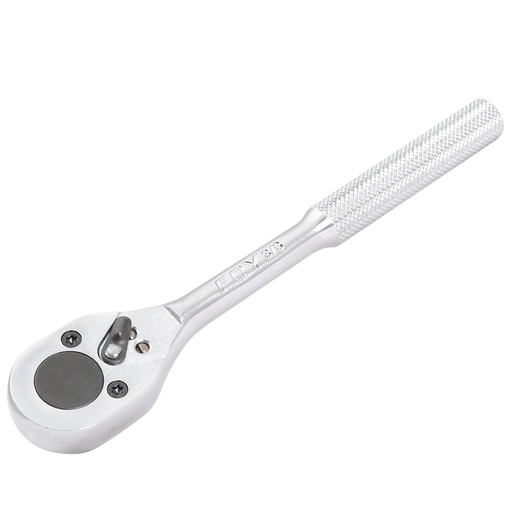 [140440] Matraca reversible para dado cuadro de 3/8", cabeza tipo pera, mango moleteado