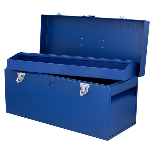 [D6A] Caja portaherramientas metálica azul 20" x 8" x 9"