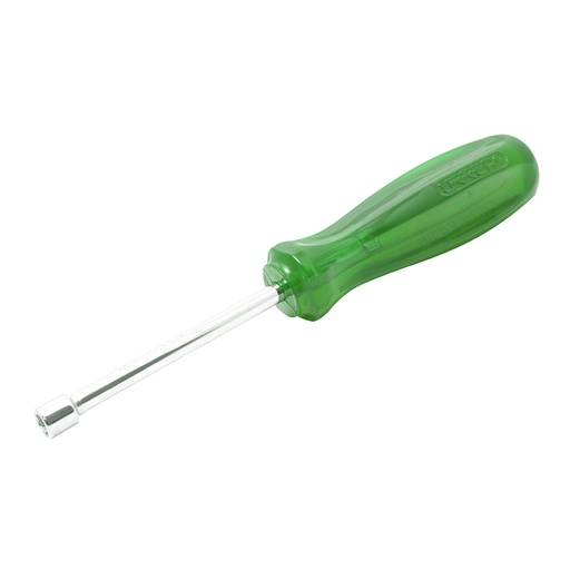 [9211] Destornillador con mango ámbar color verde, de caja en pulgadas 11/32" x 3"