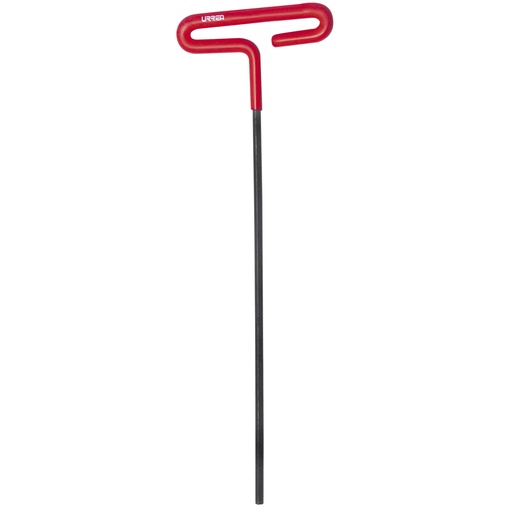 [46416LG] Llave hexagonal larga tipo "T" mango de vinil, en pulgadas, 1/4"