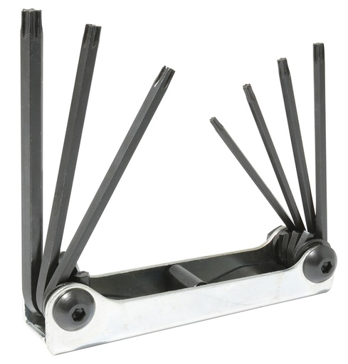 [4979TX] Juego de 7 llaves Torx tipo navaja