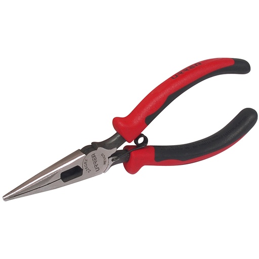 [226GRX] Pinza con mango bimaterial de 6-23/32" punta larga corte lateral con resorte