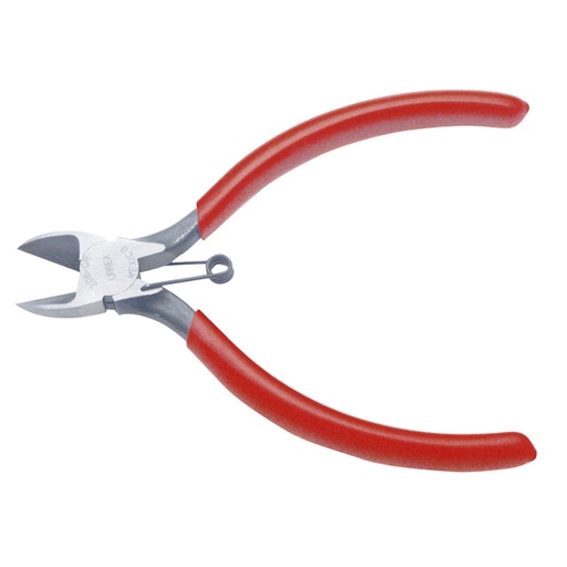[204GR] Pinza con mango rubber grip de 4-3/16" corte diagonal con resorte