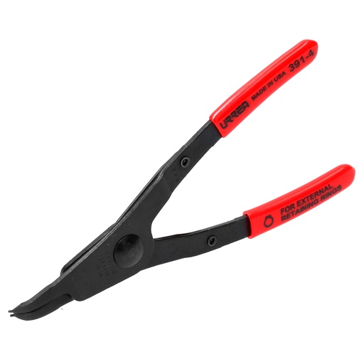 [3914] Pinza con mango rubber grip para anillos de retención fijas tipo externo ángulo de 45°