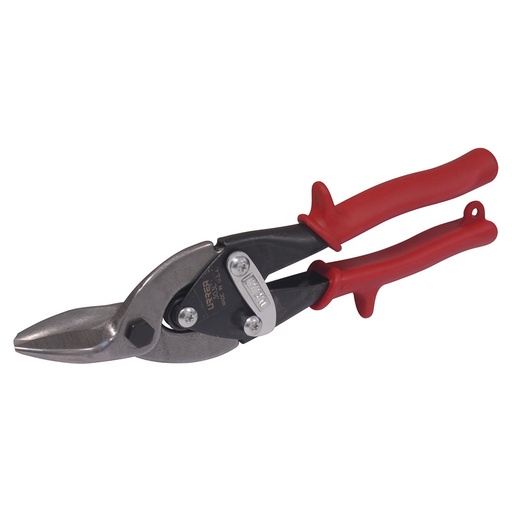 [303L] Tijeras con mango rubber grip para hojalatero tipo aviación izquierda, 10"