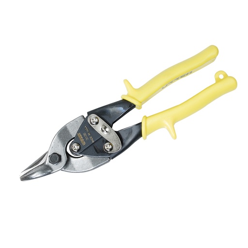 [303B] Tijeras con mango rubber grip para hojalatero tipo aviación bulldog universal, 9-1/2"